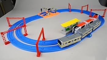 Amazon | プラレール 駅とつながる 複線レールセット | レール